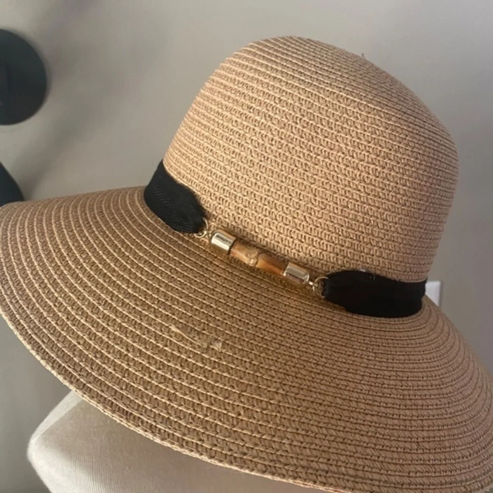 Nicole Marciano Straw Sun Hat UPF 50